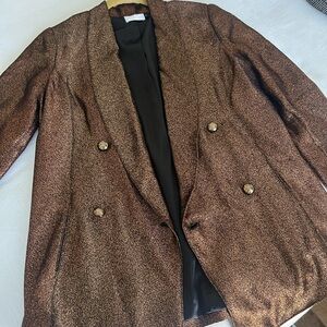 Christy Lynn Bronze Blazer - EUC